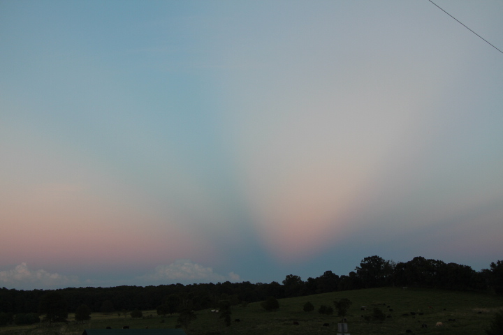 Sunset East side of farm